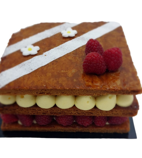 Mille feuille framboise