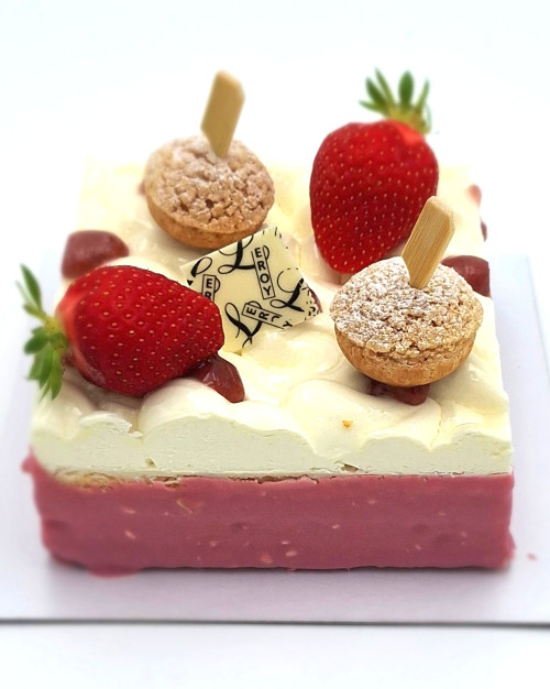 Chouquette fraise 6 pers