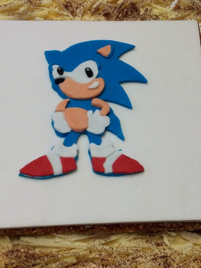Décors special sonic (pâte à sucre) n° 15