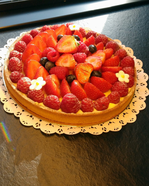 Tarte fraises  5 pers