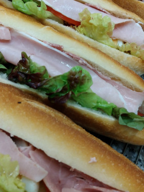 Jambon crudités