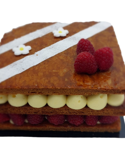 Mille feuille framboise 12 pers
